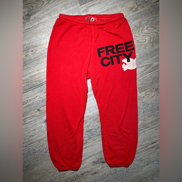 FreeCity RED, Cherry Joggers - Picture 1 of 6